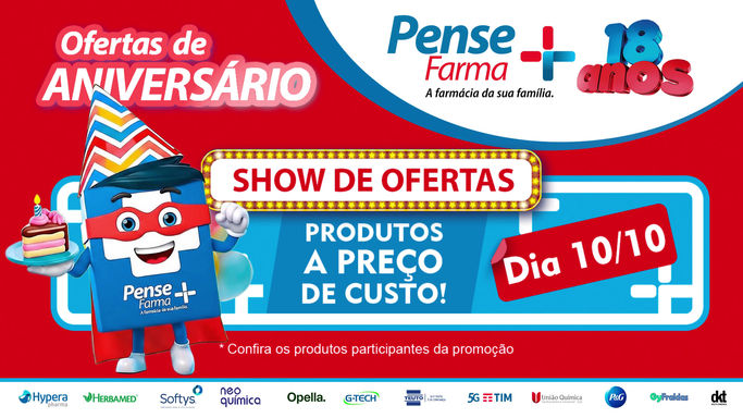 Aniversario Pense Farma - Key Visual e video